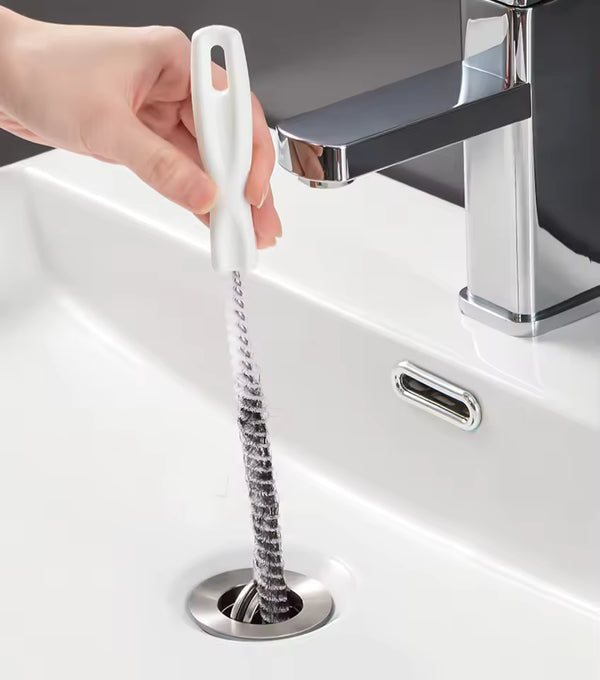 Sink Cleaning Brush Drain Cleaner Flexible Cleaner Clog Plug Hole Remover Tool